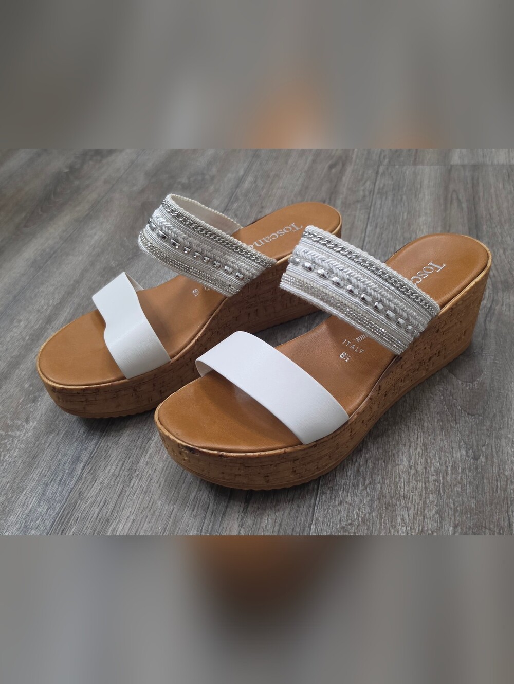 Toscanella wedge sandals-Size 8.5